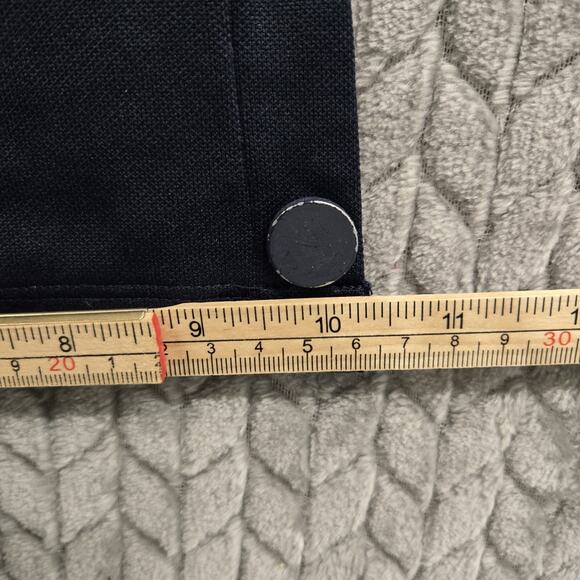 Tory Sport Track Pants size XS Navy Blue & White Snaps Athleisure Wide Leg - Picture 9 of 14